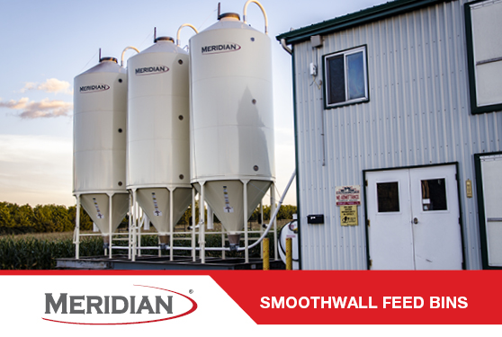 MERIDIAN SMOOTHWALL FEED BINS- PROUDLY BUILT IN CAMBRIDGE, ONTARIO